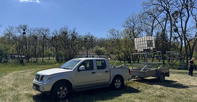 Mobil napelemes itatórendszer